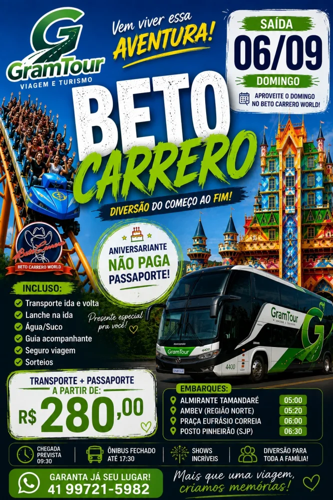 EXCURSÃO BETO CARRERO